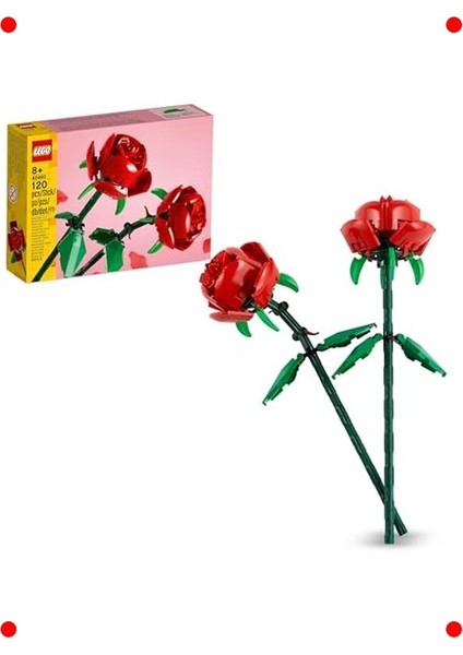Gül Çiçek Modeli Yapım Seti (120 Parça)