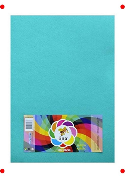 Yeşil Hobi Keçesi 10'lu Paket 50X70 cm