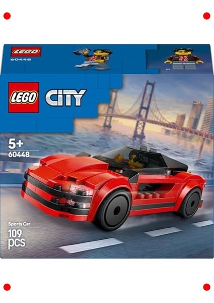 Kırmızı Spor Araba Yapım Seti (109 Parça) modelleri