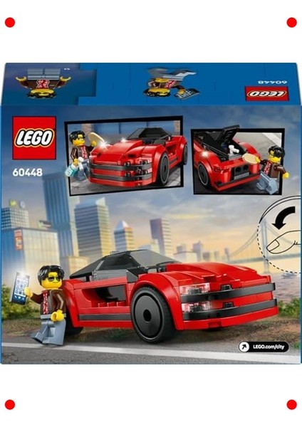 Kırmızı Spor Araba Yapım Seti (109 Parça) fırsatları