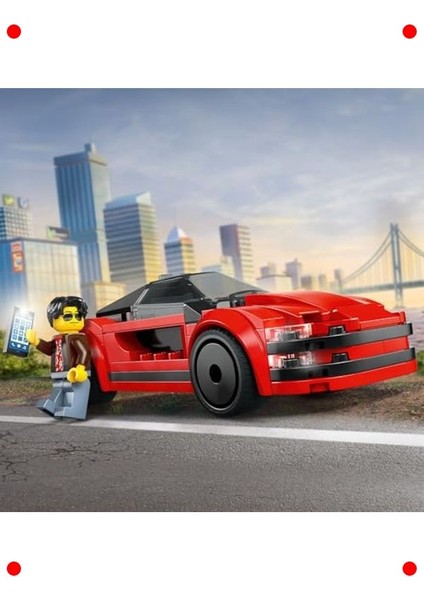 Kırmızı Spor Araba Yapım Seti (109 Parça) indirimleri