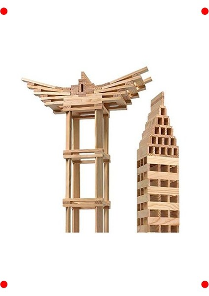 Geliştirici Ahşap Yapı Blokları Seti modelleri