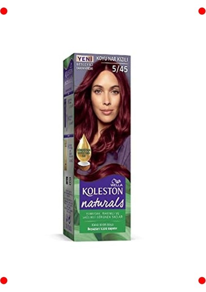 Koyu Nar Kızılı Saç Boyası