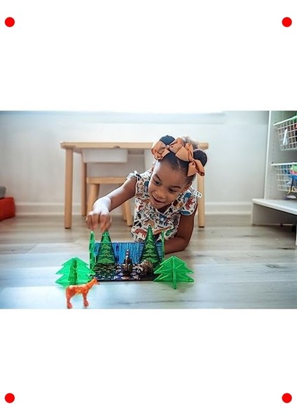 Manyetik Orman Hayvanları Yapı Oyuncakları 25 Parça fırsatları