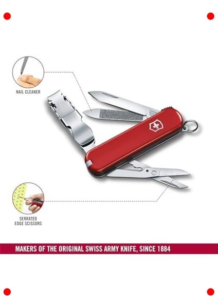 Çok Fonksiyonlu Kompakt Tırnak Makaslı Çakı fırsatları