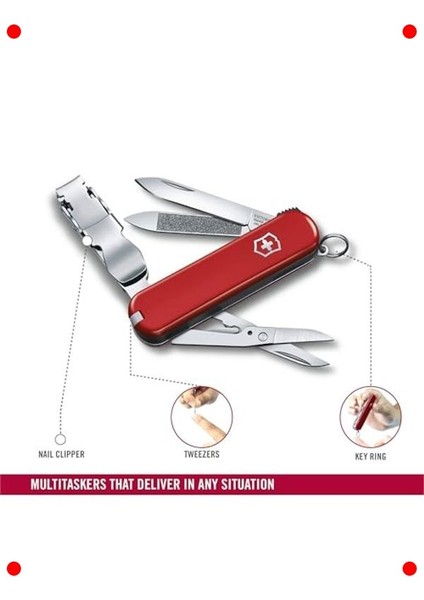 Çok Fonksiyonlu Kompakt Tırnak Makaslı Çakı indirimleri