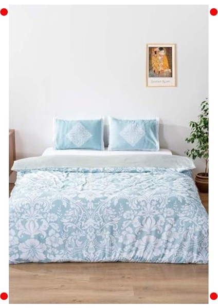 Saray Mint Yeşil Çift Kişilik Nevresim Takımı fiyatları