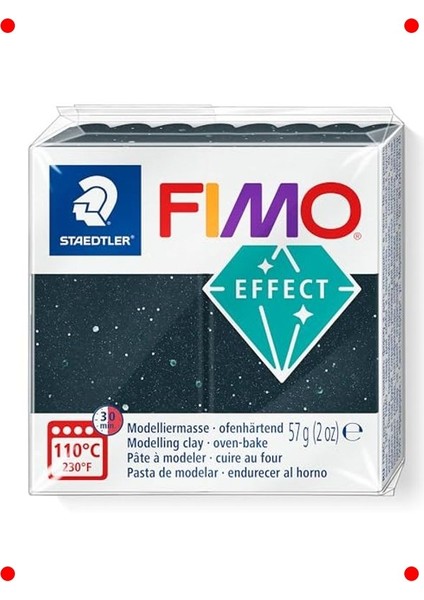 Efektli Modelleme Kili - 57 gr Siyah Granit
