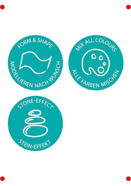 Efektli Modelleme Kili - 57 gr Siyah Granit modelleri