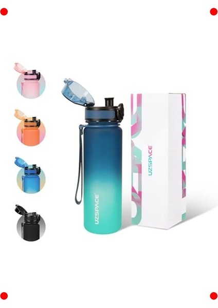 Spor Su Şişesi 500ML/800ML/1L | Sızdırmaz, Bpa Free