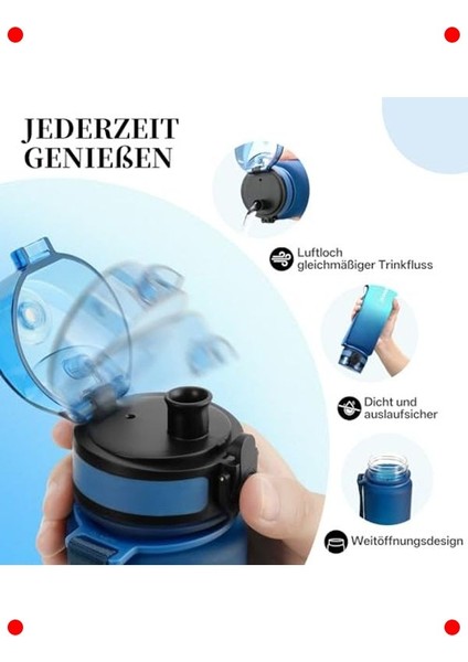 Spor Su Şişesi 500ML/800ML/1L | Sızdırmaz, Bpa Free fırsatları