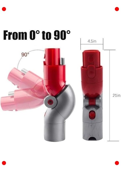 Mobilya Altı Temizlik Adaptörü – Belirli Dikey Süpürgelerle Uyumlu indirimleri