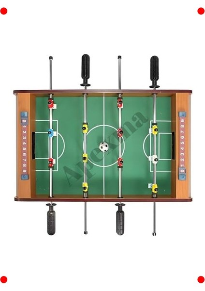 Ayaksız Ahşap Masa Langırt Oyunu - 4 Kollu fırsatları