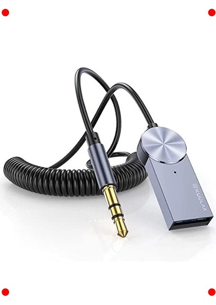 USB Bluetooth 5.0 Araç Aux Alıcısı Kablosuz Kiti