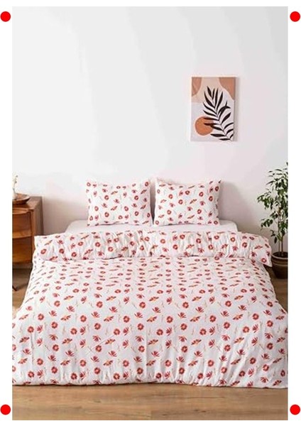 Papatya Desenli Pamuklu Tek Kişilik Nevresim Seti fiyatları