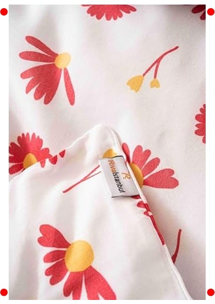 Papatya Desenli Pamuklu Tek Kişilik Nevresim Seti modelleri