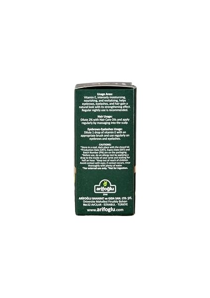 Saf E Vitamini Yağı 5ml - Cilt ve Saç Bakımı Için indirimleri