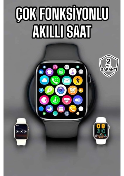 Akıllı Saat Amoled Ekran Gps ve Uyku Takibi Bluetooth Bağlantılı