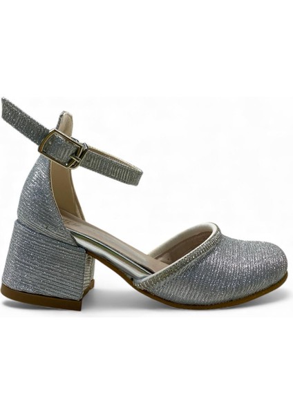 771 Kız Çocuk Okul Öncesi Topuklu Abiye Ayakkabı