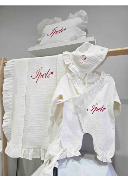 Müslin Hastane Çıkış Seti modelleri