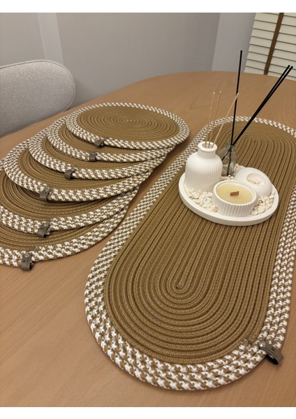 Herakles 6 Adet Supla+Runner Set 33 cm -Amerikan Servis Hasır