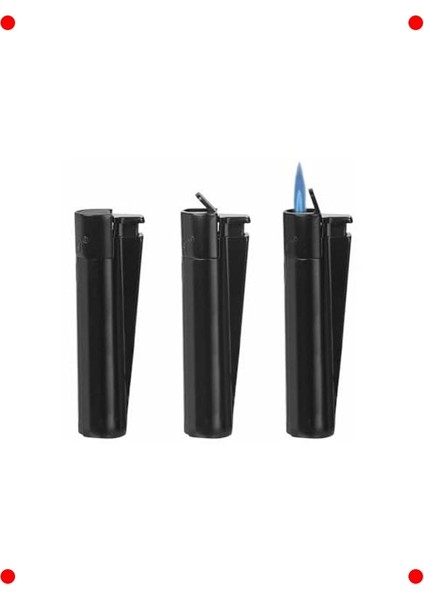 Rüzgar Geçirmez Jet Alev Metal Çakmak Mat Siyah modelleri