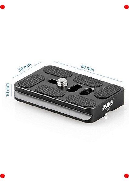 Arca-Swiss Uyumlu Hızlı Çıkarma Plakası Pu-60 modelleri