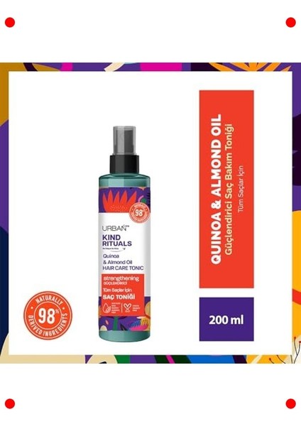 Kinoa & Badem Yağlı Saç Bakım Toniği 200 ml fiyatları
