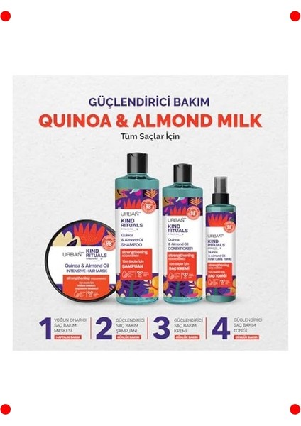 Kinoa & Badem Yağlı Saç Bakım Toniği 200 ml fırsatları