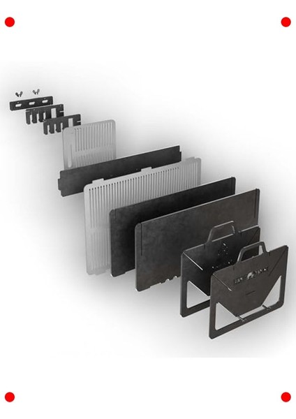 Taşınabilir Katlanır Barbekü Izgara Seti fırsatları