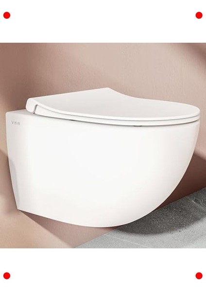 Yavaş Kapanır Slim Klozet Kapağı, Beyaz Duroplast modelleri