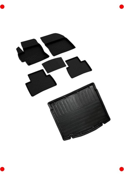 4d Araç Paspası ve 3D Bagaj Havuzu - Belirli Modellere Uyumlu