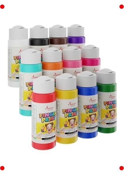 Tüm Renkler Parmak Boyası 12'li Set (12X60 Ml) modelleri