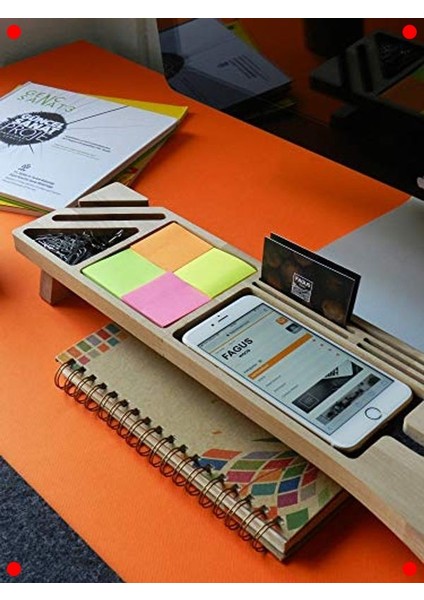 Ahşap Masaüstü Düzenleyici Kalemlik Organizer fiyatları