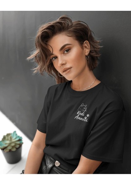 Kedi Annesi Baskılı Tişört – Dtf Premium Baskı