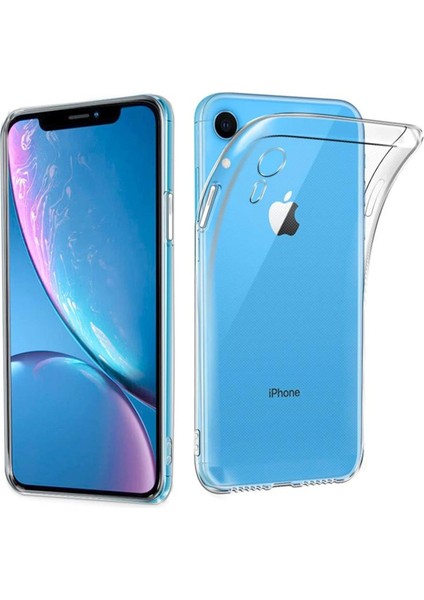 iPhone Xr Kılıf Lüx Şeffaf Silikon
