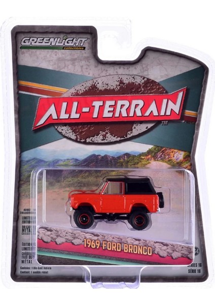 Greenlight 1/64 All-Terrain Series 16- 1969 Ford Bronco fiyatları
