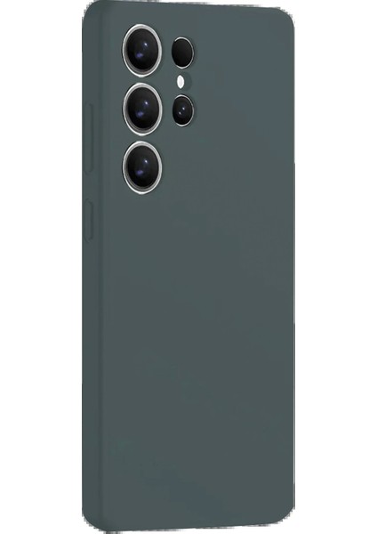 Samsung Galaxy S25 Ultra Kılıf Nano Içi Kadife Silikon - Koyu Yeşil fiyatları