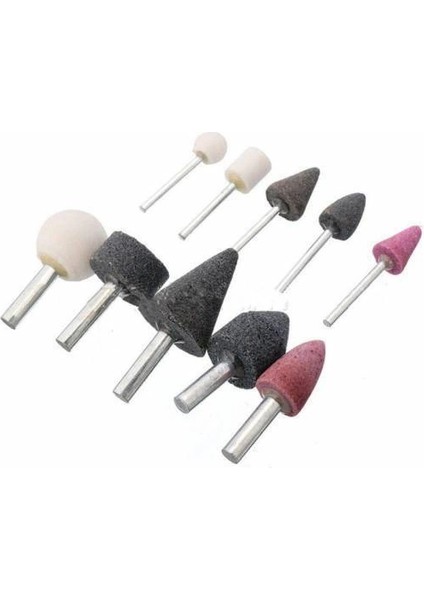 Mini Taş Zımpara Matkap Ucu Seti 10 Parça