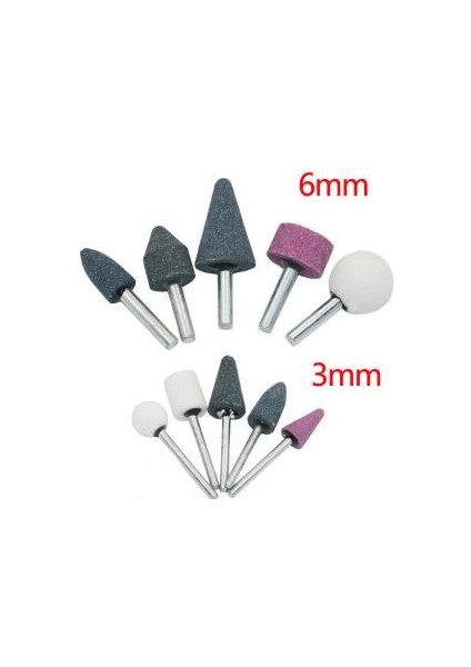 Mini Taş Zımpara Matkap Ucu Seti 10 Parça fiyatları