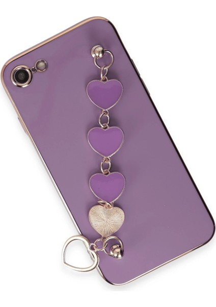 iPhone 7 Kılıf Esila Silikon - Mor modelleri