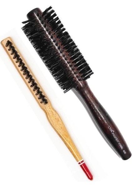 Liva 408& 690 Profesyonel Yanmaz Set Topuz Saç Fırçası-2'li ( Lisinya ) fiyatları