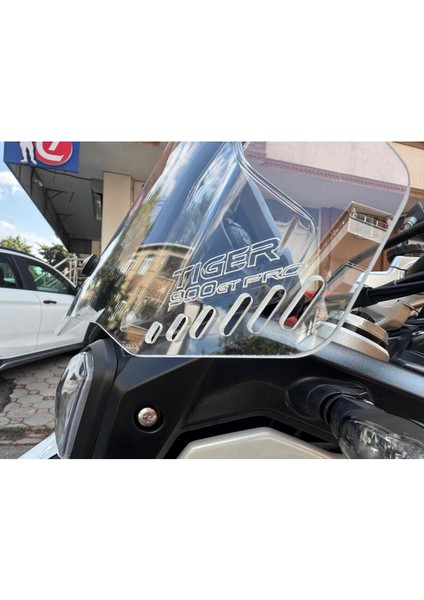 Tıger 900 Gt Uyumlu Pro Tur Camı Şeffaf 60CM Cam Tip-3