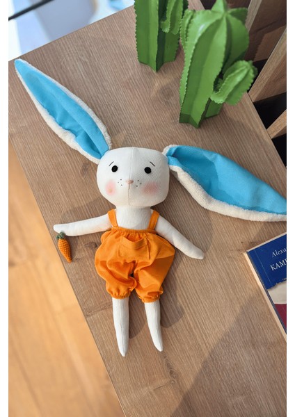 Oyuncak Bebek El Yapımı %100 Pamuk Bez Bebek Tavşan Tafi Hediye Kutulu fiyatları