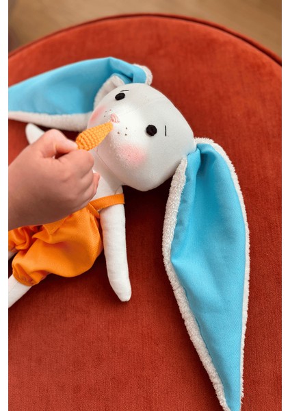 Oyuncak Bebek El Yapımı %100 Pamuk Bez Bebek Tavşan Tafi Hediye Kutulu modelleri