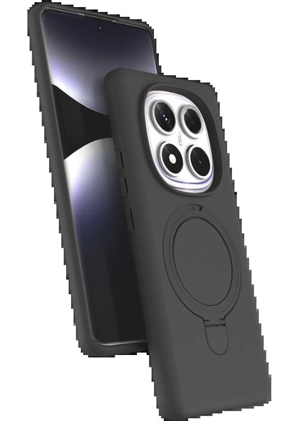 Xiaomi Redmi Note 14 Pro 5g Regal Magsafe Standlı Kapak - Titan Gri