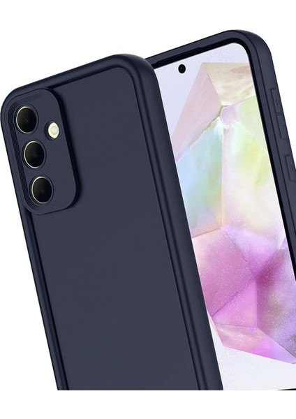 Samsung Galaxy A17 5g Viera Silikon - Lacivert modelleri