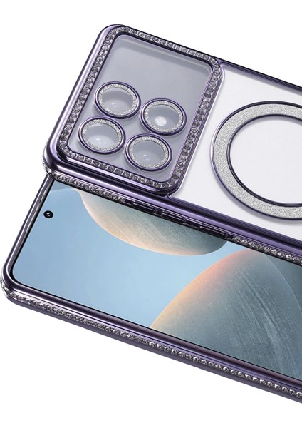 Nrzsnt Newface Xiaomi Poco X6 Pro Joke Simli Magneticsafe Kılıf - Derin Mor fiyatları