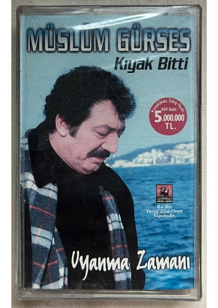 Müslüm Gürses Kıyak Bitti Uyanma Zamanı Kaset (Jelatininde Sıfır Orijnal Dönem Baskı Kaset)