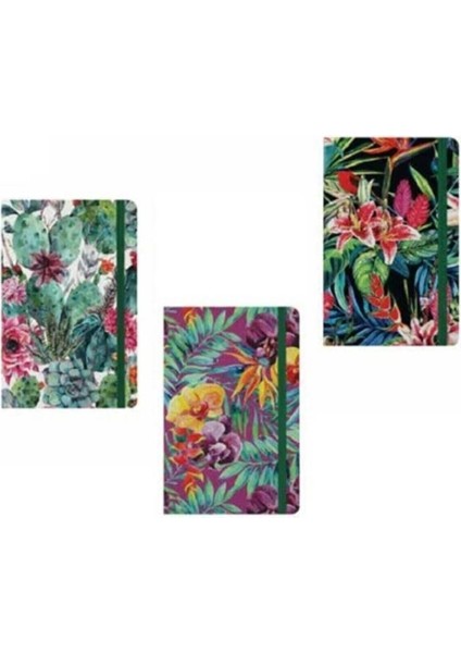 Keskin Color Not Defteri Pronot-Mexico Lastikli Çizgili 80 Yp 13X21 413721-99